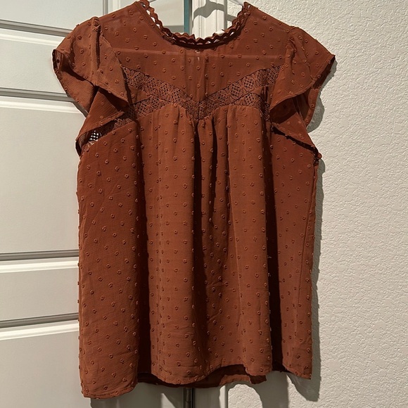 mine Tops - Flutter sleeve shirt by Mine